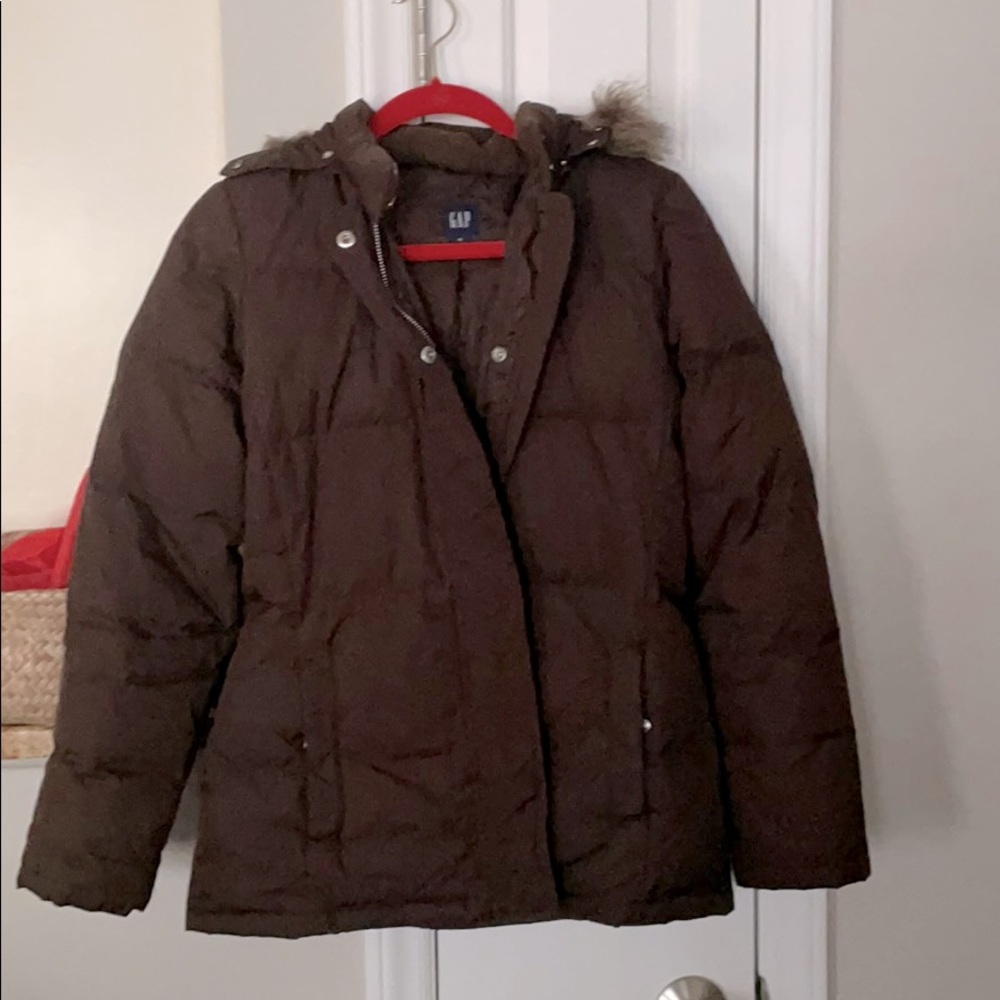 Comfy GAP Puffer Coat- Chocolate Brown